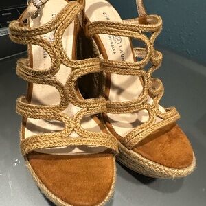 Chinese Laundry Brown Espadrille Sandals